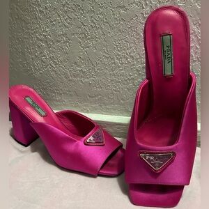 Pink Prada heels